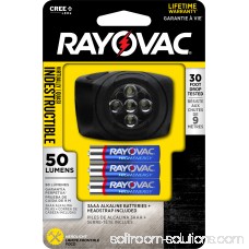 Rayovac Workhorse Pro 3AAA CREE LED Virtually Indestructible Headlight DIYHL3AAA-BTA 556319762